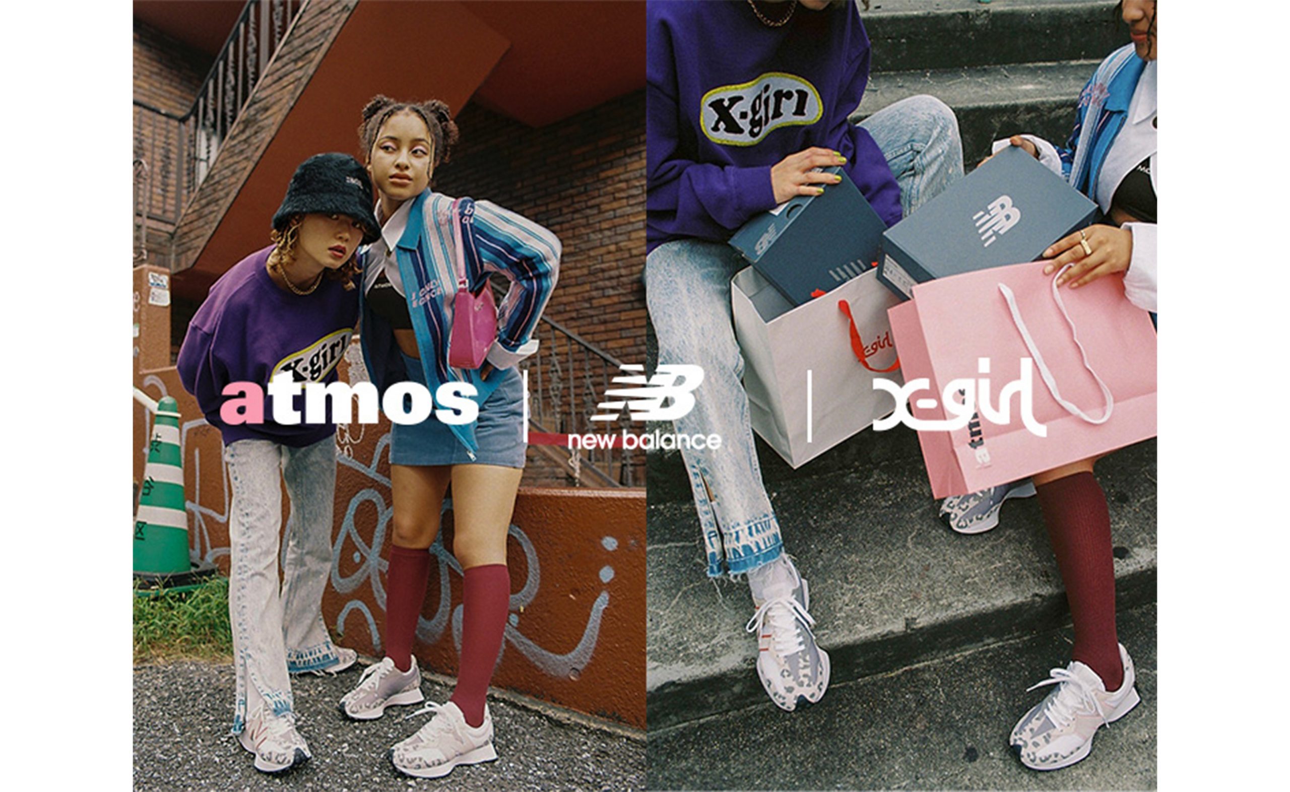 NB公式 - ニュースリリース - New Balance×atmos pink×X-girl トリプルコラボレーションモデル「327」を発売 New  Balance【公式通販】