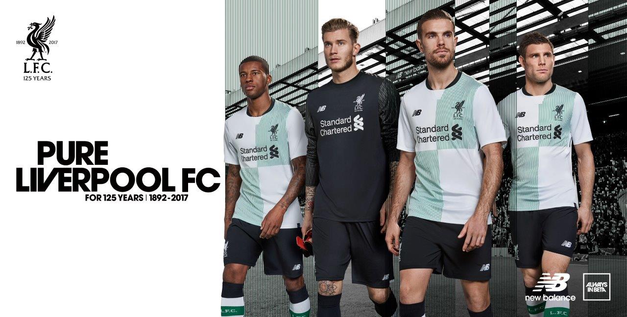 Nb公式 ニュースリリース クラブ創立125周年記念 17 18シーズンliverpool Fcawayユニフォーム発表 New Balance 公式通販